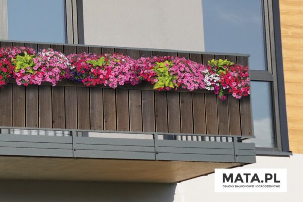 Kwiaty balkonowe - osłona